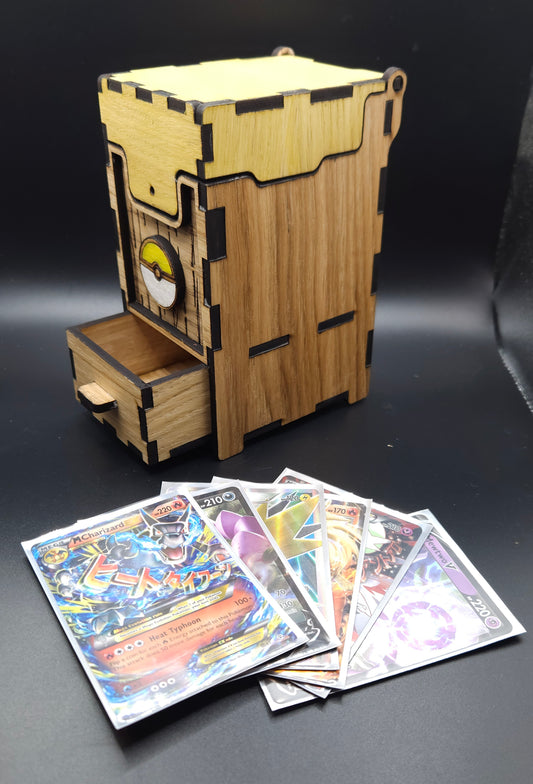 Boîte à cartes avec tiroir