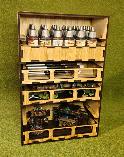 Paint / Mini Storage Unit (Please Add Shelves Separately)