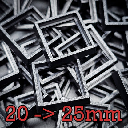 20mm to 25mm Square Base Converter for Wargaming Miniatures | Hobby Heaven