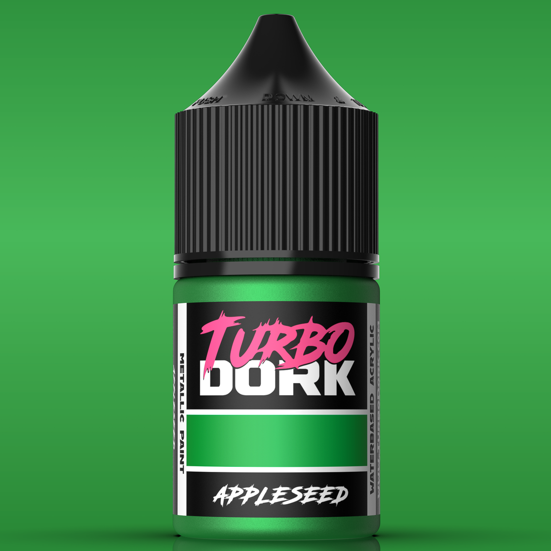 Turbo Dork: Apple Seed Metallic Acrylic Paint 22ml