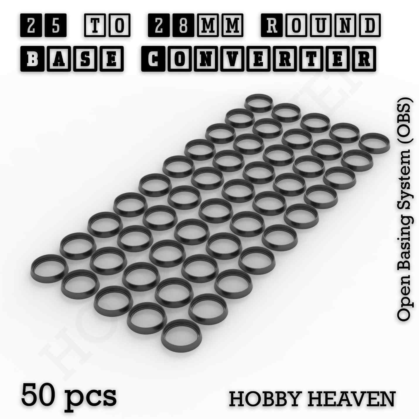 Round Bases Size Converters Round to Round 3d Print Full Range