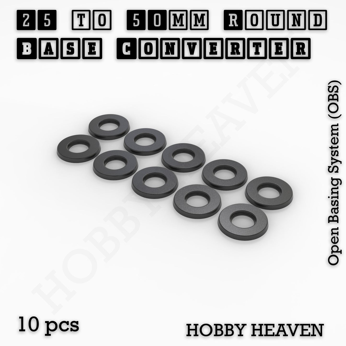 Round Bases Size Converters Round to Round 3d Print Full Range