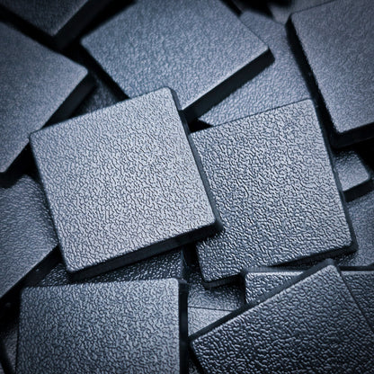 25mm Square Plain Plastic Bases