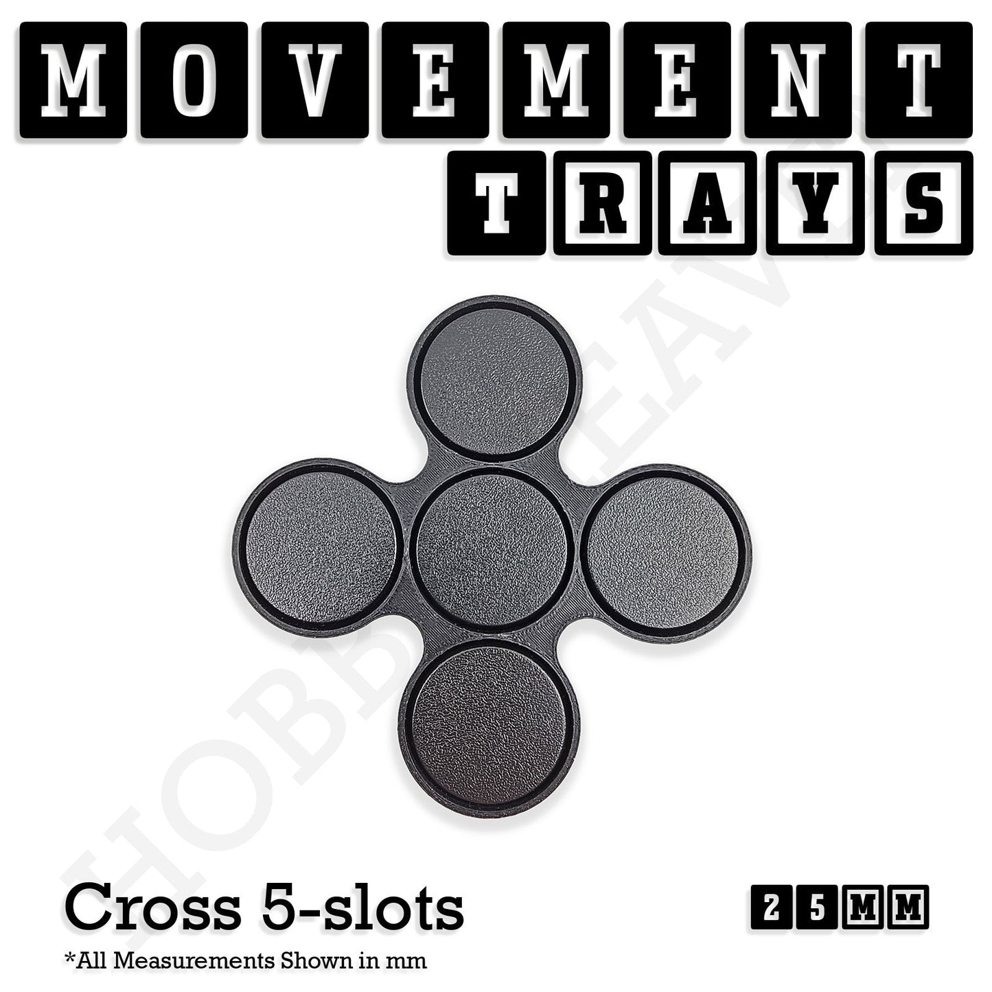 25mm Movement Trays for Tabletop Games | Waargaming | Full Range