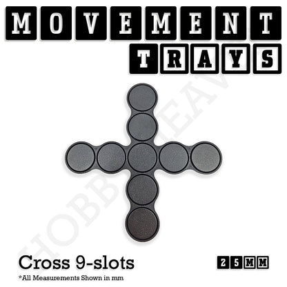 25mm Movement Trays for Tabletop Games | Waargaming | Full Range