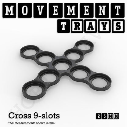 25mm Movement Trays for Tabletop Games | Waargaming | Full Range