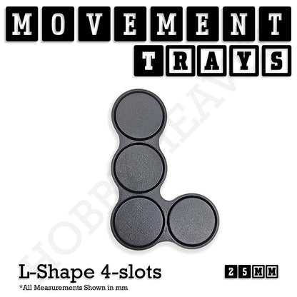 25mm Movement Trays for Tabletop Games | Waargaming | Full Range