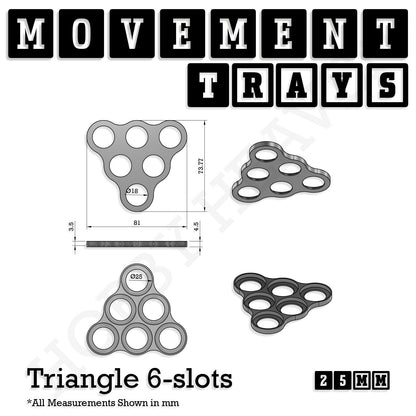 25mm Movement Trays for Tabletop Games | Waargaming | Full Range
