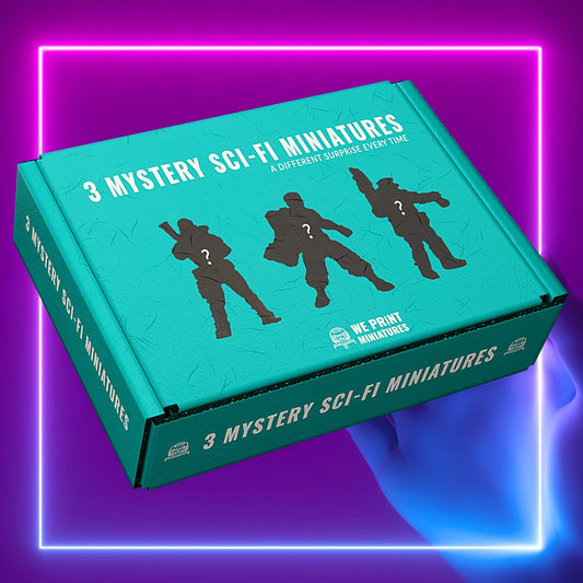 3 Science Fiction Miniatures Mystery Box