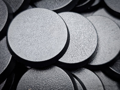 32mm Round Plain Plastic Bases