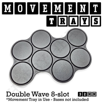 32mm Movement Trays for Tabletop Games | Compatible with Popular Miniatures | Full Range