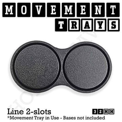 32mm Movement Trays for Tabletop Games | Compatible with Popular Miniatures | Full Range