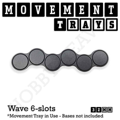 32mm Movement Trays for Tabletop Games | Compatible with Popular Miniatures | Full Range