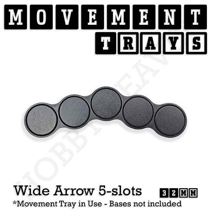 32mm Movement Trays for Tabletop Games | Compatible with Popular Miniatures | Full Range