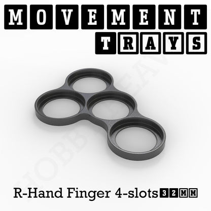 32mm Movement Trays for Tabletop Games | Compatible with Popular Miniatures | Full Range