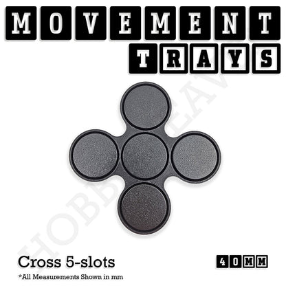 40mm Movement Trays for 28mm Miniatures | Tabletop Wargames Compatible | Full Range