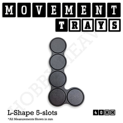 40mm Movement Trays for 28mm Miniatures | Tabletop Wargames Compatible | Full Range