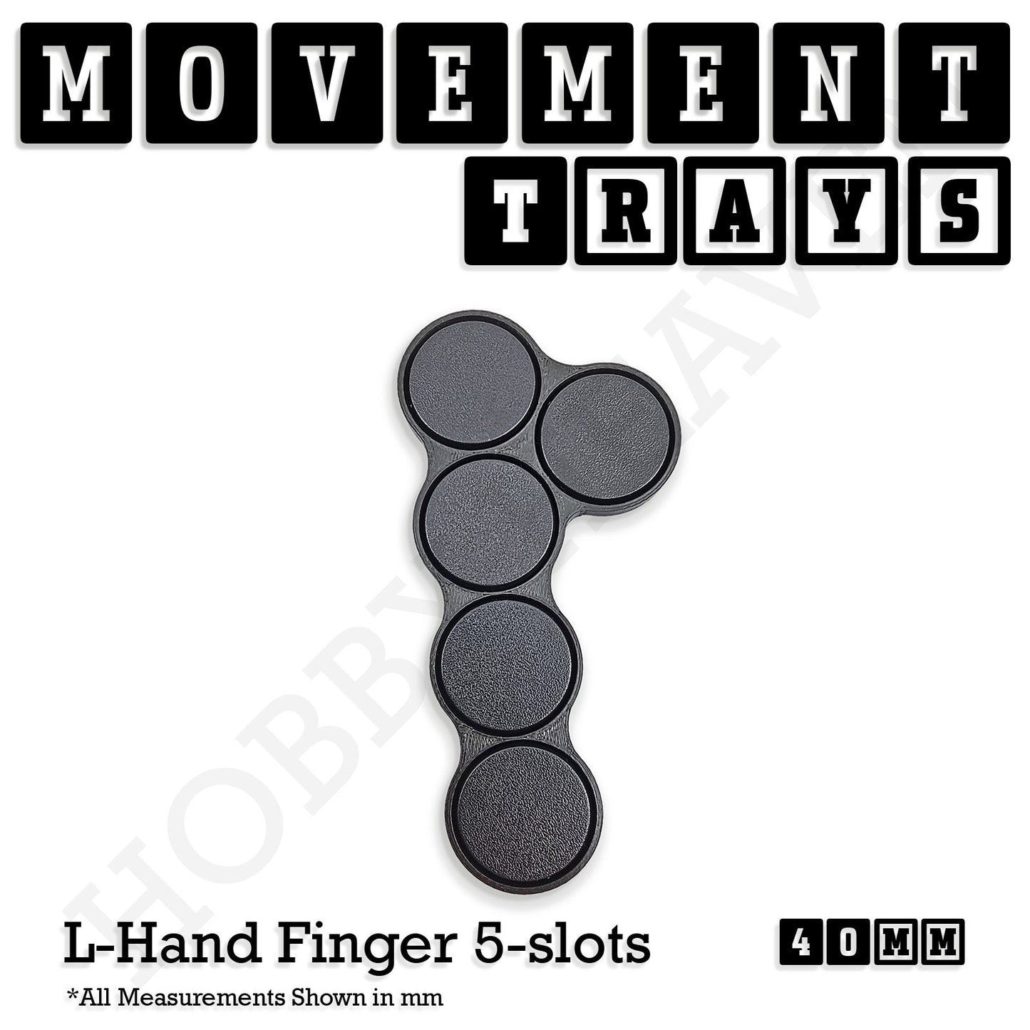 40mm Movement Trays for 28mm Miniatures | Tabletop Wargames Compatible | Full Range