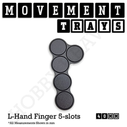40mm Movement Trays for 28mm Miniatures | Tabletop Wargames Compatible | Full Range