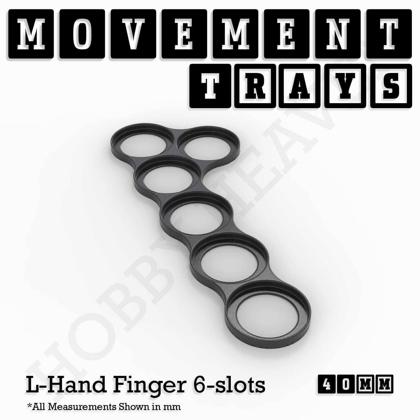 40mm Movement Trays for 28mm Miniatures | Tabletop Wargames Compatible | Full Range