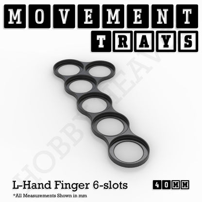 40mm Movement Trays for 28mm Miniatures | Tabletop Wargames Compatible | Full Range