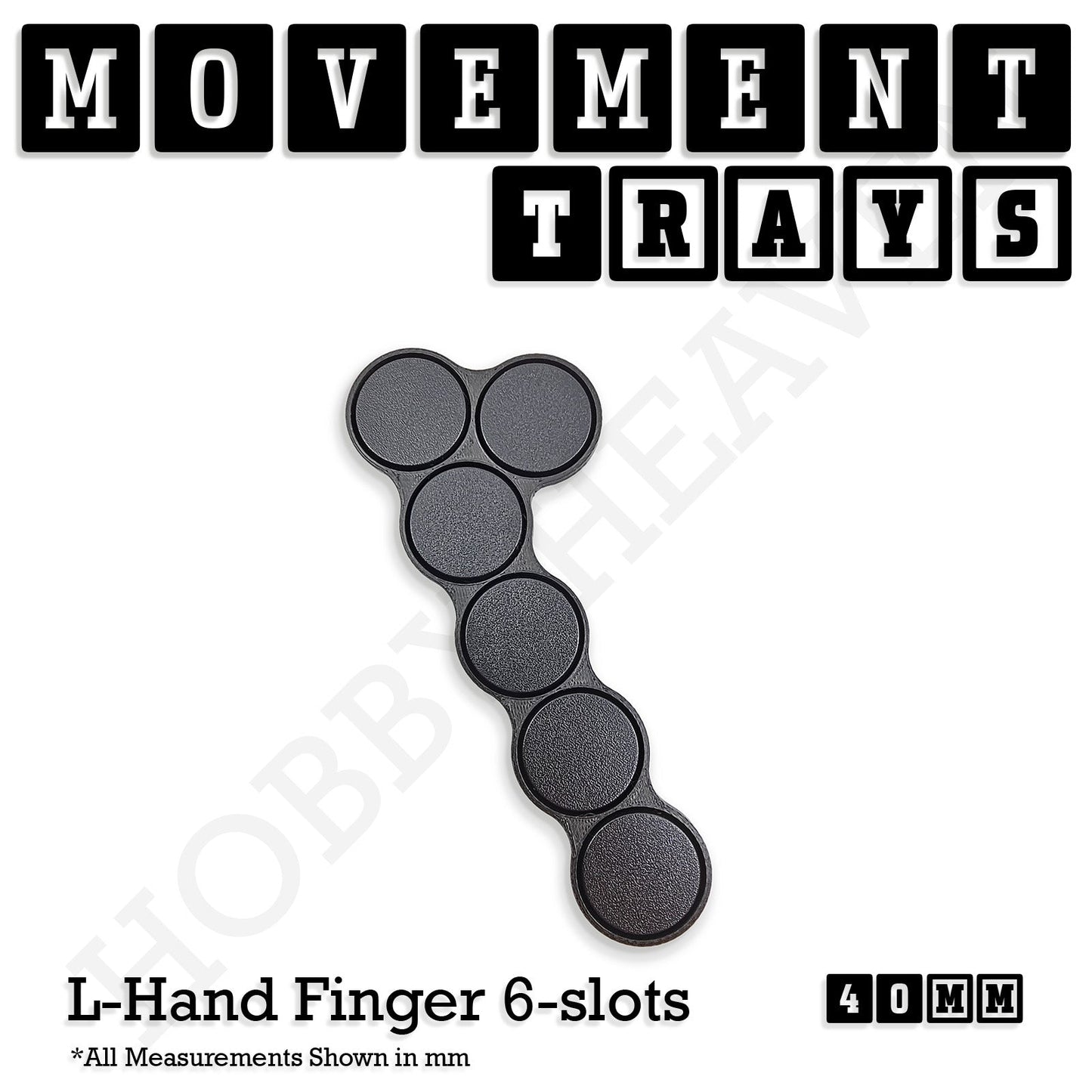 40mm Movement Trays for 28mm Miniatures | Tabletop Wargames Compatible | Full Range