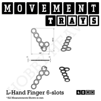 40mm Movement Trays for 28mm Miniatures | Tabletop Wargames Compatible | Full Range
