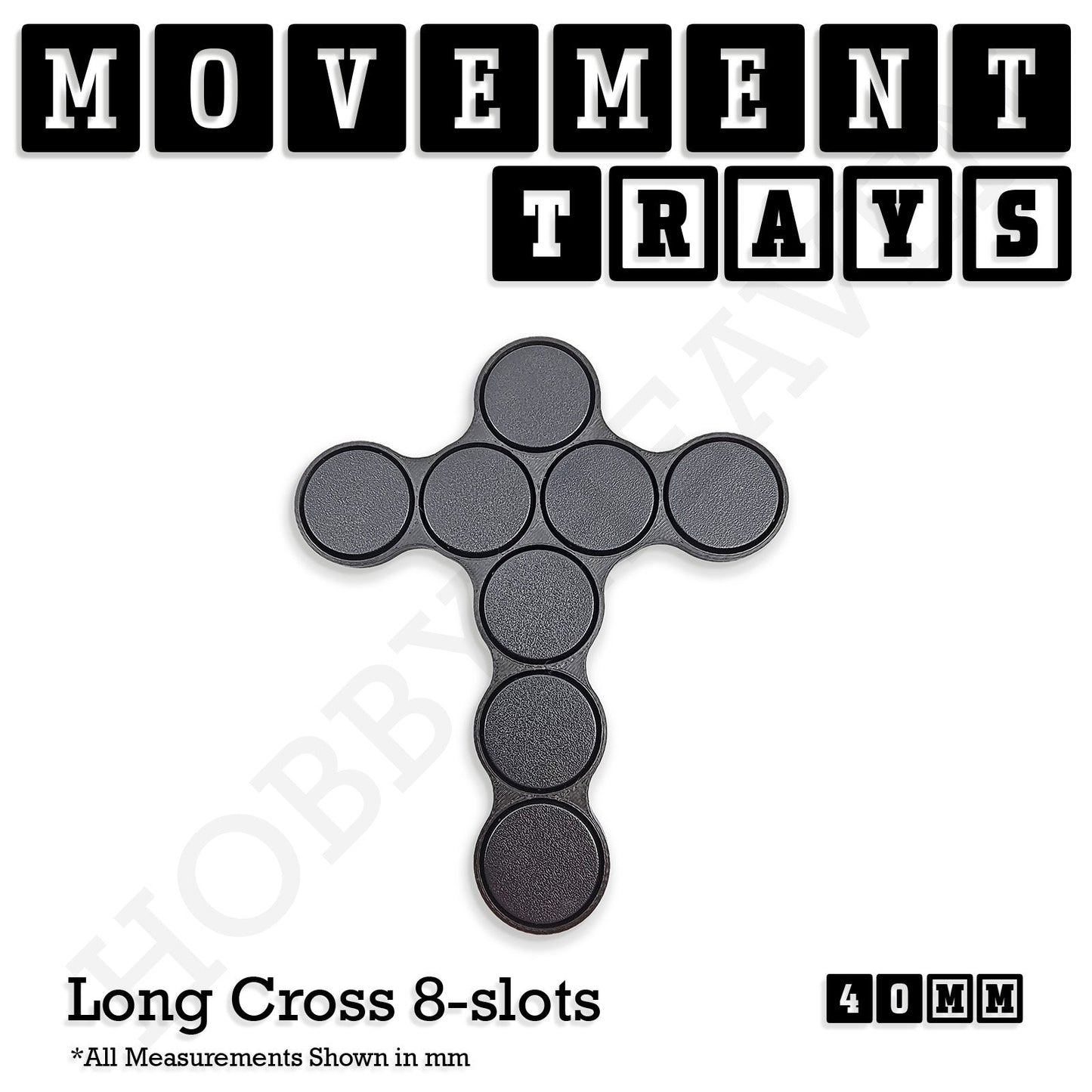 40mm Movement Trays for 28mm Miniatures | Tabletop Wargames Compatible | Full Range