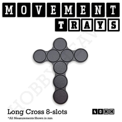 40mm Movement Trays for 28mm Miniatures | Tabletop Wargames Compatible | Full Range