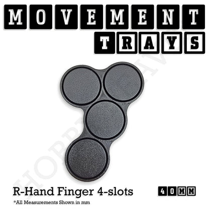 40mm Movement Trays for 28mm Miniatures | Tabletop Wargames Compatible | Full Range