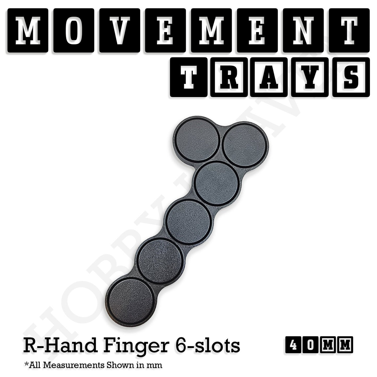 40mm Movement Trays for 28mm Miniatures | Tabletop Wargames Compatible | Full Range