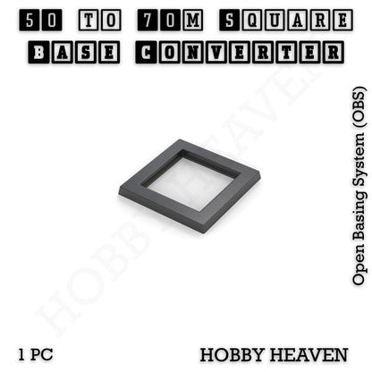 Square to Square Bases Size Converters 3d Print Full Range