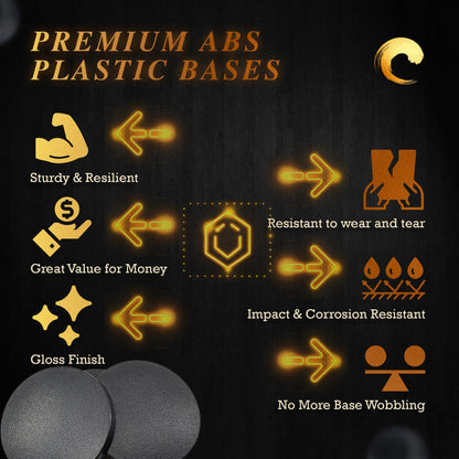 50mm Round Plain Plastic Base