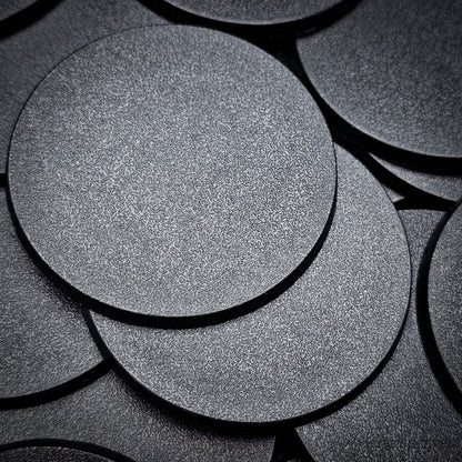 60mm Round Plain Plastic Bases