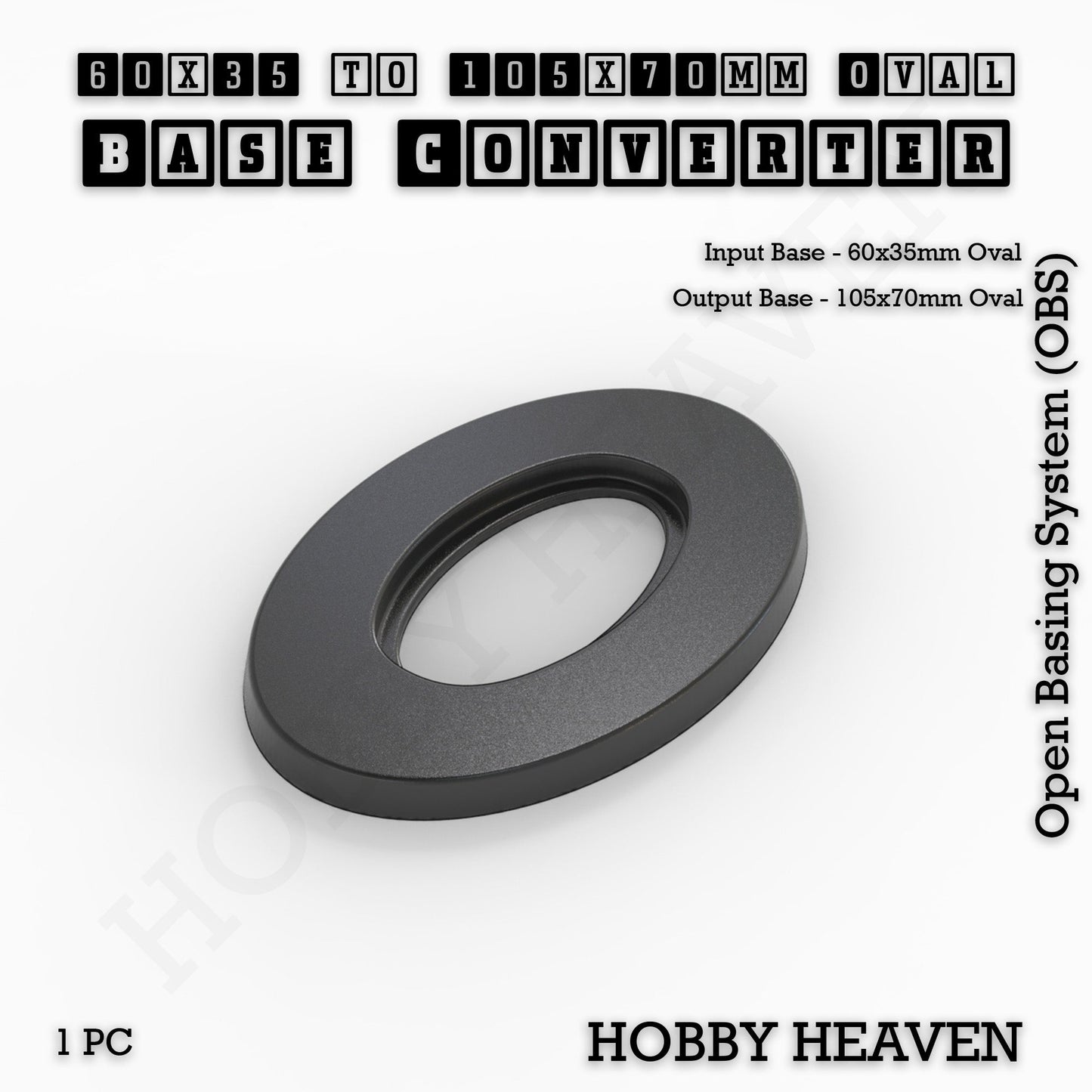 Oval To Oval Bases Size Converters 3d Print Full Range