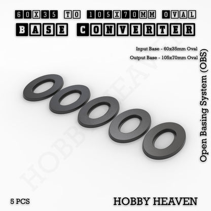Oval To Oval Bases Size Converters 3d Print Full Range