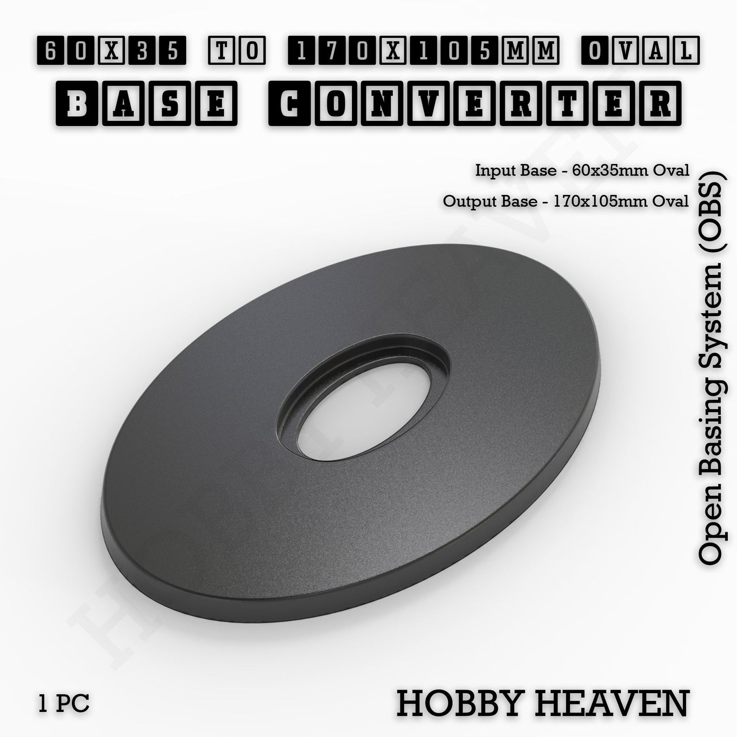 Oval To Oval Bases Size Converters 3d Print Full Range
