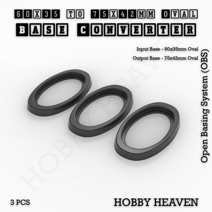 Oval To Oval Bases Size Converters 3d Print Full Range