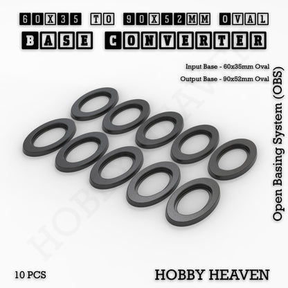 Oval To Oval Bases Size Converters 3d Print Full Range