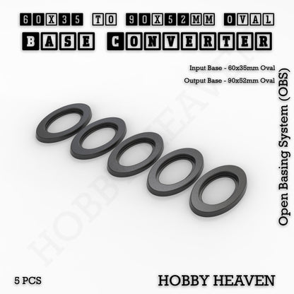 Oval To Oval Bases Size Converters 3d Print Full Range