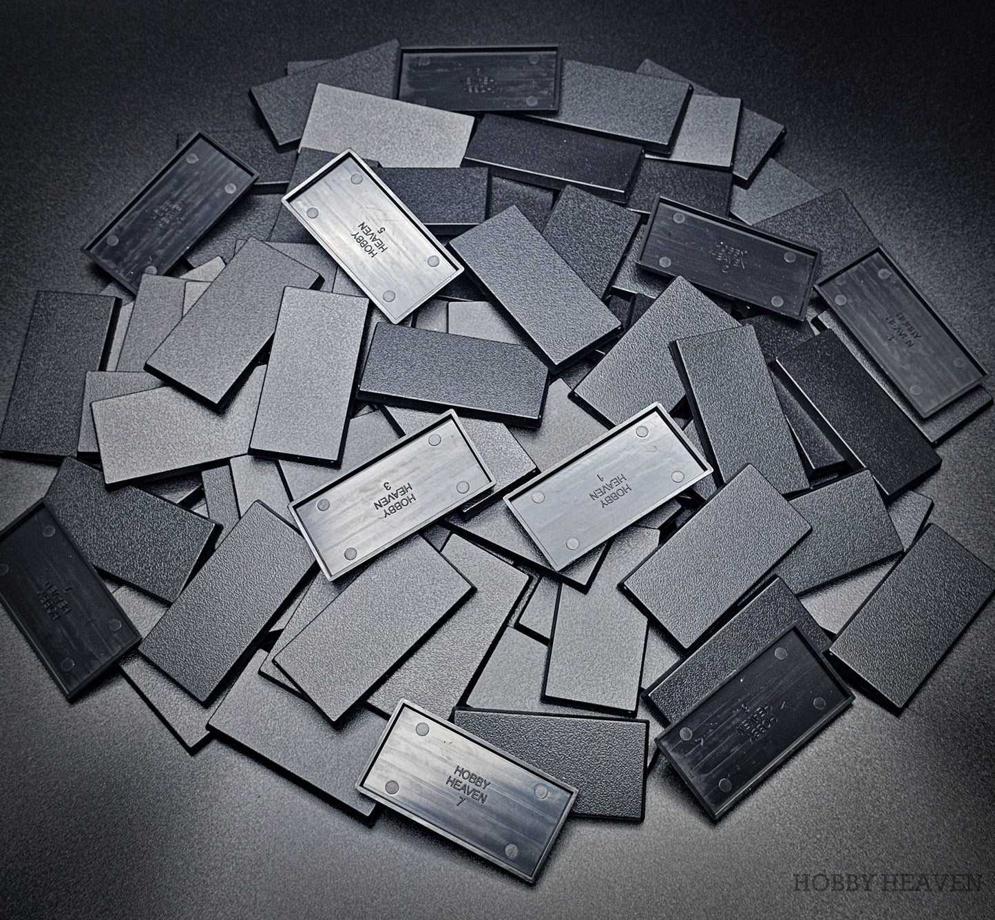60x30mm Rectangle Bases for Tabletop Games | Premium Wargaming Cavalry Bases