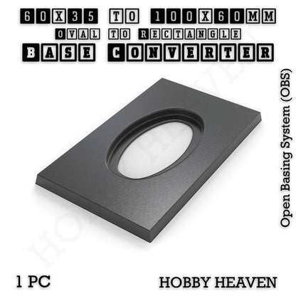 Wargaming Oval to Rectangle Base Converters – Tabletop Games | 3D Printed Tabletop Accessories