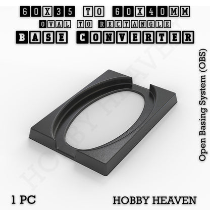 Wargaming Oval to Rectangle Base Converters – Tabletop Games | 3D Printed Tabletop Accessories