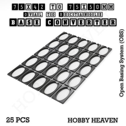 Wargaming Oval to Rectangle Base Converters – Tabletop Games | 3D Printed Tabletop Accessories