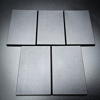 50x75mm | 75x50mm Rectangular Plain Plastic Bases | Versatile Miniature Stands