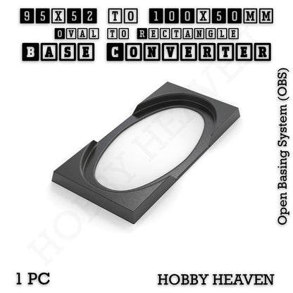 Wargaming Oval to Rectangle Base Converters – Tabletop Games | 3D Printed Tabletop Accessories