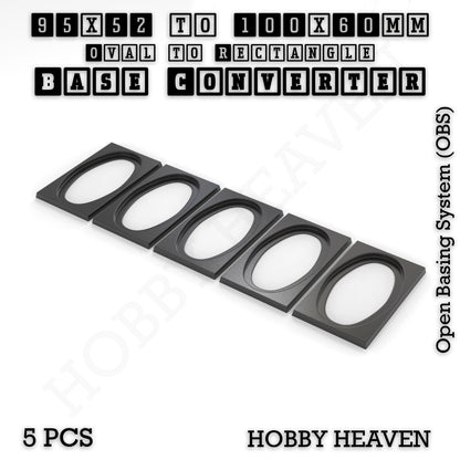 Wargaming Oval to Rectangle Base Converters – Tabletop Games | 3D Printed Tabletop Accessories