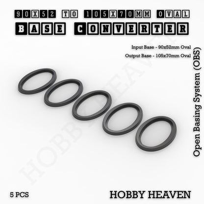 Oval To Oval Bases Size Converters 3d Print Full Range