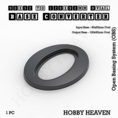Oval To Oval Bases Size Converters 3d Print Full Range