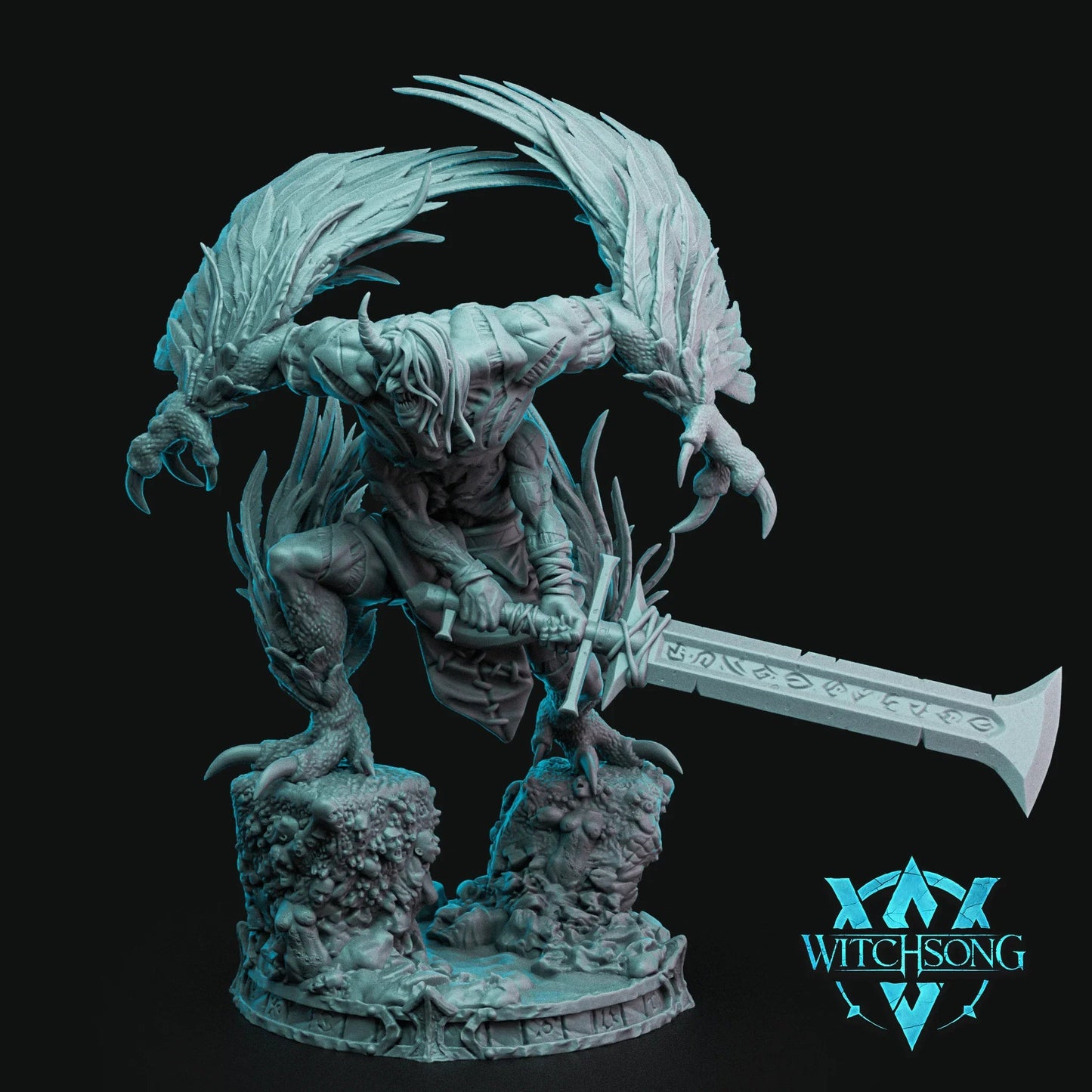 Champion of Wrath – 12K Resin D&D Miniature (With Base) for Tabletop RPGs